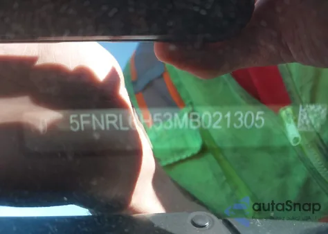 2021 Honda Odyssey Ex из США, поврежденный, VIN 5FNRL6H53MB021305